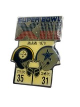 NFL Super Bowl XIII (13) Starline Collectors Pin Steelers Cowboys Football 1979 - £7.02 GBP
