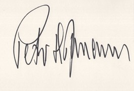 Peter Hofmann Opera German Tenor Hand Signed Autograph Card - £5.49 GBP