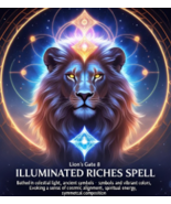 LION&#39;S GATE 8/8 PORTAL ILLUMINATED RICHES &amp; ABUNDANCE PORTAL BLESSINGS M... - $66.83