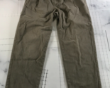 Vintage Polo Ralph Lauren Pants Mens 34x32 Green Pleated Cuffed Andrew Pant - £23.35 GBP