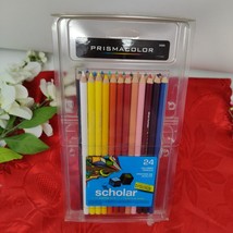 Prismacolor Scholar 24 Colored Pencils Blendable Smooth Coverage New - $8.98