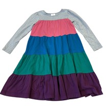 Hanna Andersson Girls Colorblock Long Sleeve Dress Size 130 (8) - $14.40
