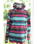 The North Face Youth Novelty Flurry Wind Hoodie Jacket Costal Stripe Tea... - $561.14 MXN
