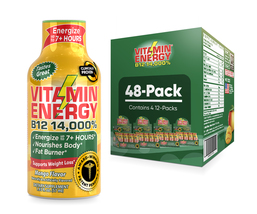 Vitamin Energy® B12 Mango &#39;Clinically Proven&#39; Energy Shots (48pk) - £60.09 GBP