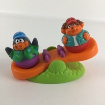 Playskool Weebles Roly Poly Figures See Saw Penguin Puppy Vintage Hasbro Toy  - $26.68