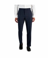 Perry Ellis Portfolio Men&#39;s Slim-Fit Twill Pants Dark Navy 31x30 B4HP - $474.23 MXN