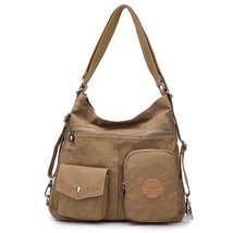 Preppy Style Women Nylon Backpack Natural School Bags For Teenager Casual Female - $47.84