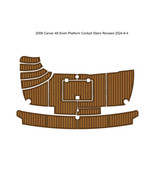 2006 Carver 48 Swim Platform Cockpit Stairs Pad Boat EVA Teak Deck Floor... - $1,366.33 CAD