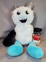 Build a Bear Plush Ice Monster Blue &amp; Black 18in BAB Stuffed Toy Sliding... - £12.62 GBP