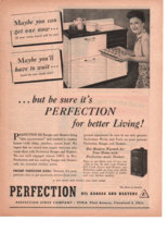 1945 But Be Sure It&#39;s Perfection For Better Heating print ad fc2 - £10.69 GBP