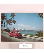 West Palm Beach Florida 1970s 4x6 Postcard Volkswagen Beetle Royal Palm ... - €8,45 EUR