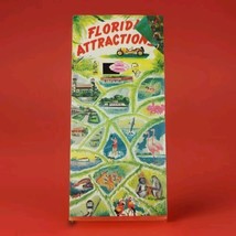 Florida Attractions Vintage Travel Brochure Booklet Vacation Souvenir USA - $12.85