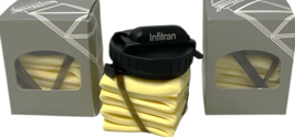 3 Collapsible Foldable Silicone Water Bottle With Straw Lid 20.6 oz. YELLOW image 2