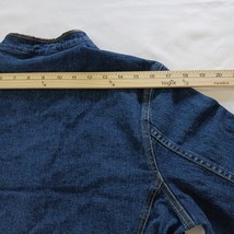 Willi Smith Stretch Full Zip Denim Women's Blue Cotton Blend Jeans Jacket Sz 14 image 11