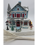 2001 Avon Holiday Splendor Lighted Fiber Optic House Christmas Vtg Needs... - $539.40 MXN