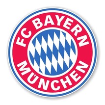 FC Bayern Munchen Round Decal Die cut - $74.63 MXN+