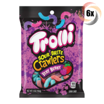 6x Bags Trolli Very Berry Assorted Flavor Gummi Candy | 5oz | Fast Shipping! - $22.74