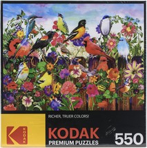 Premium Jigsaw Puzzle 550 Pieces 18&quot;X 24&quot;-Birds And Blooms - £14.38 GBP