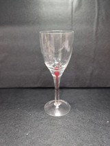 Pier 1 Red Filament Stem Goblet, 8&quot; Replacement Stemware, Dining Glassware - $13.51 CAD