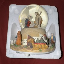 HERCO Musical Nativity Christmas Glitter Musical Snow Globe Silent Night... - £10.68 GBP