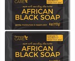 2 BARS Of   Personal Care African Black Soap 4 oz. - £9.50 GBP