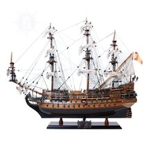 Old Modern Handicrafts San Felipe Medium Model Ship - Fully Assembled Ship Model - £508.57 GBP