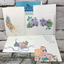 Vintage 1986 Current Embossed Friendship Cards With Envelopes Collectible  - £11.65 GBP