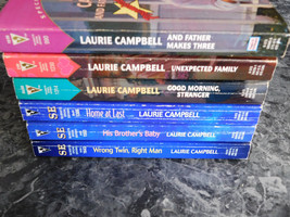 Silhouette SE Laurie Campbell lot of 6 Contemporary Romance Paperbacks - £9.58 GBP
