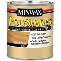 Minwax PolyShades Wood Stain + Polyurethane Finish � Quart, Honey Pine, Satin - $34.63