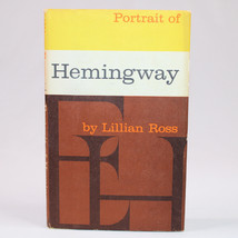  Lillian Ross Portrait Of Ernest Hemingway Simon &amp; Schuster 3rd Printing 1961 Hc - £18.42 GBP