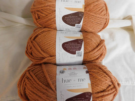Lion Brand Two of Wands Hue + Me Grapefruit lot of 3 Dye Lot 01 - $21.99
