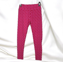 LuLaRoe Womans OS One Size 2-10 Leggings Red with Purple Polka Dots Acti... - £10.68 GBP