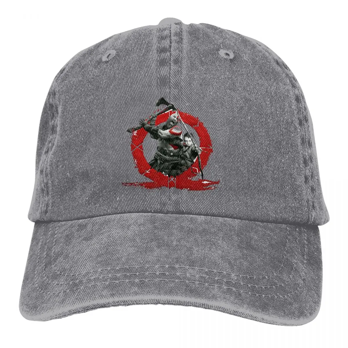 Kratos And Atreus Baseball Caps Peaked Cap God of War Game Hats - £12.99 GBP