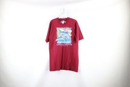 Vtg 90s Streetwear Womens Large Spell Out Cocoa Beach Florida Dolphins T-Shirt - £27.21 GBP