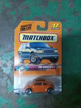 matchbox VW concept 1 Volkswagen Orange #17 Vintage 1997 New 1:64 #T9 - £6.94 GBP