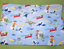 Disney Toy Story Flat Sheet Baby Toddler Crib Bed Toys To Rescue Buzz Woody ++ - £8.49 GBP