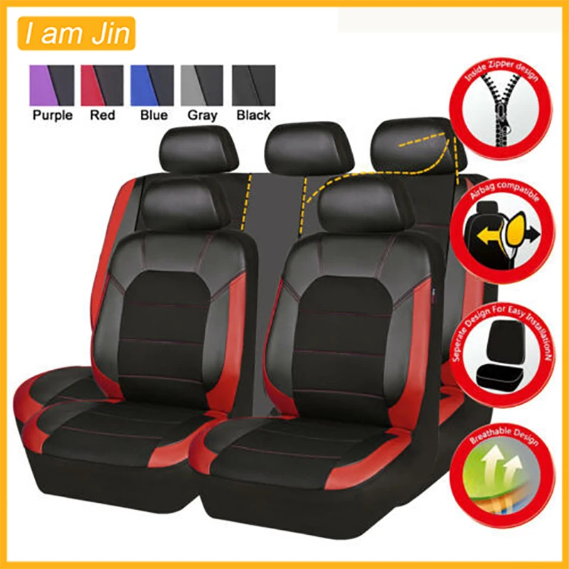 Universal Car Seat Cover Breathable Anti Dust Seat Covers Protection Auto Chair - £46.49 GBP