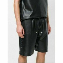 Unique Men Leather Biker Shorts Stylish Sports Genuine Lambskin Classic ... - £82.48 GBP