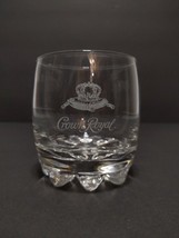 Crown Royal Whiskey Starbust  Bottom Barware Rocks Glass 8 Ozs - £8.77 GBP