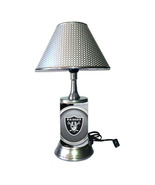 Las Vegas Raiders desk lamp with chrome finish shade - $43.99