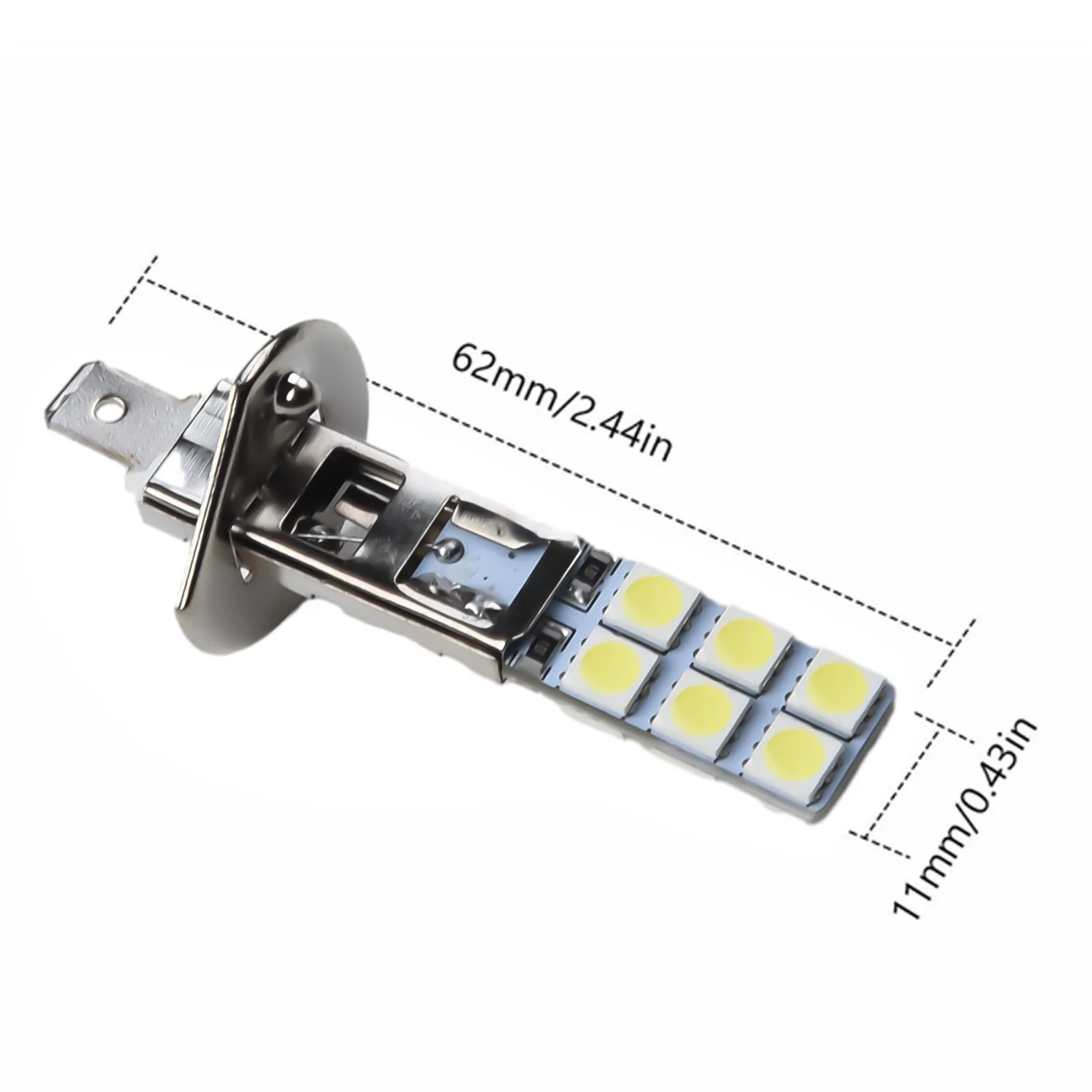 LED Fog Lights Aluminum Alloy Driving Bulbs Headlight Kit - Super Bright White - £11.26 GBP