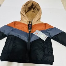 Baby Toddler Boys 2T  Winter Puffer Jacket Swiss Tech Coat W/ Hood Size 2T - £16.60 GBP