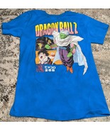 Dragon Ball Z Turquoise Graphic T-shirt Piccolo Goku Size Men&#39;s S Small - £9.45 GBP