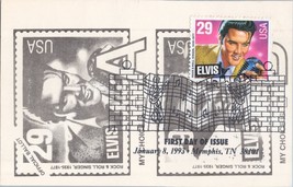 ZAYIX - US 2721 FDC Elvis Presley on USPS Poll Postcard - Memphis Cancellation - £8.03 GBP