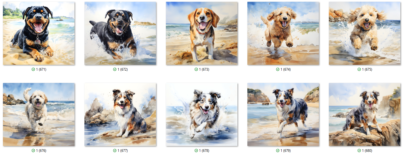 Cat & Dog Sublimation Ready To Press Transfer Prints Bundle Of 10 Transfer Desig Item image 13