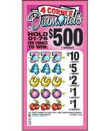 4 Corners Diamonds Pull Tabs 770 Tickets $219 Profit - $2,004.15 MXN