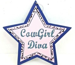 Cowgirl Diva Star and Pillow Ornaments Set Of 2 - $11.29