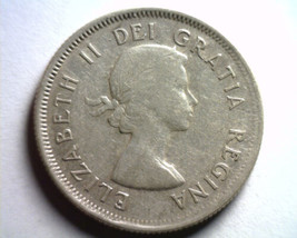 1954 Canada Twenty Five Cent Elizabeth Ii Km 52 Very Fine Vf Nice Original - £7.05 GBP