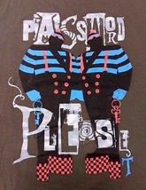 Disney Parks Mad Hatter Tea Party Password Please Mens Shirt Tweedle Dum Alice  - £14.93 GBP