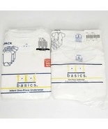 Vtg Sears T K S Basics Infant One Piece Underwear Bodysuit &amp; Snap 14-19 ... - $41.14 CAD